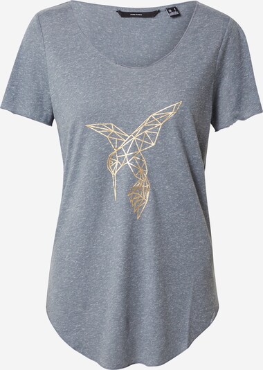 VERO MODA T-shirt 'LUA' en or / gris chiné, Vue avec produit