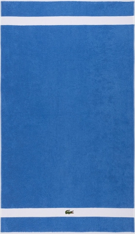 LACOSTE Handtuch 'LCASUAL' in Blau: Vorderseite