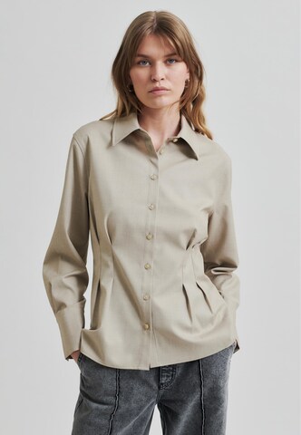 SECOND FEMALE Blouse in Beige: front