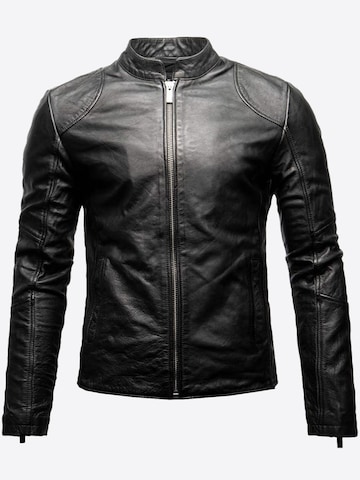 Crone Between-Season Jacket 'IVAR' in Black: front