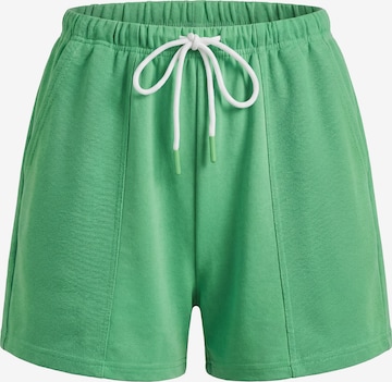 MYMO Regular Broek in Groen: voorkant