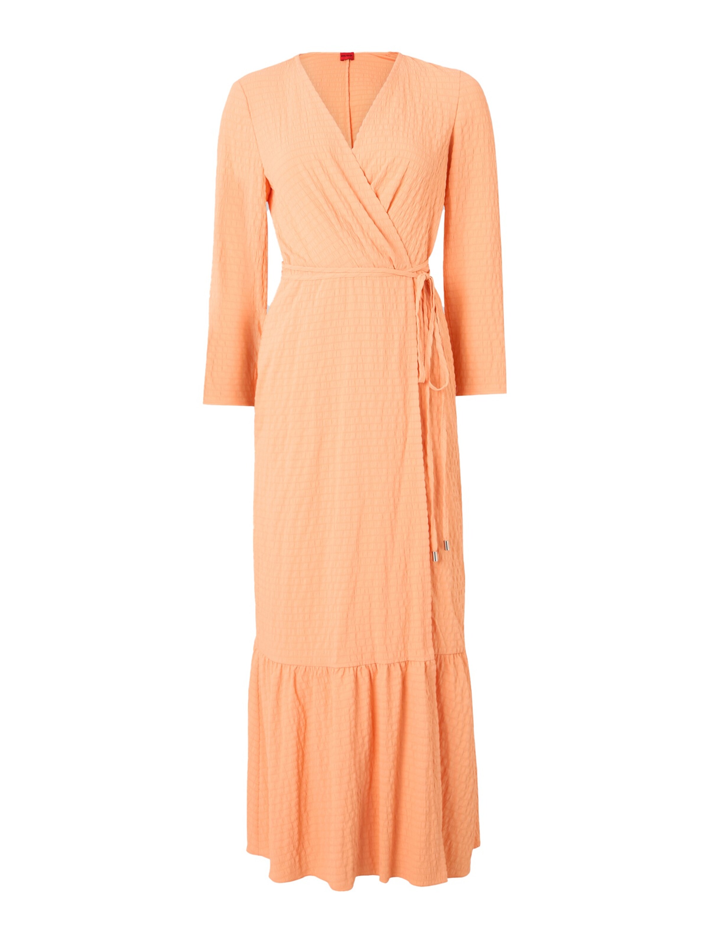 HUGO Jurk 'Karilana' in Oranje: voorkant