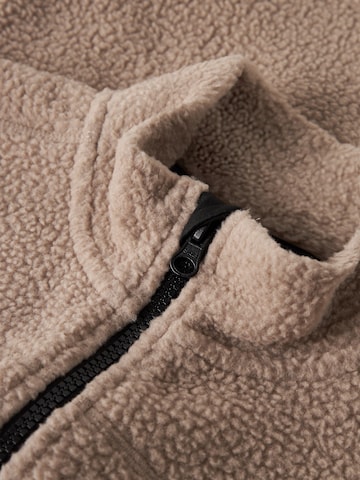 NAME IT Fleece jacket 'NKFBulina' in Beige