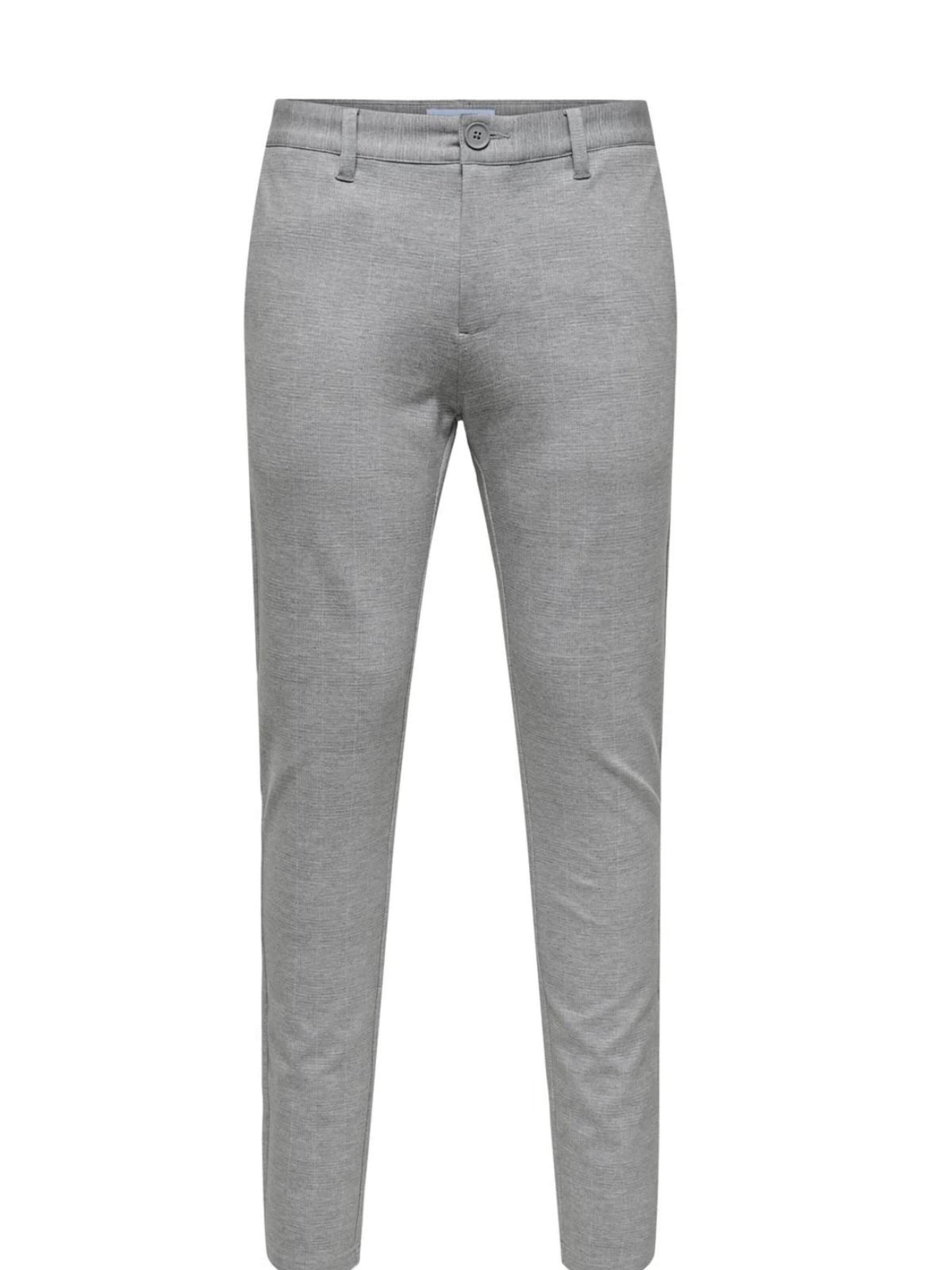 ONLY Regular Broek in Grijs: voorkant