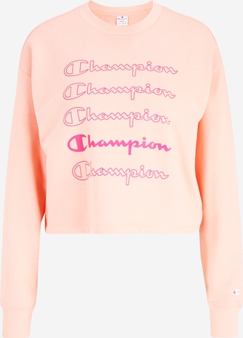 Sweat-shirt Champion Authentic Athletic Apparel en rose : devant