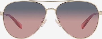 Lunettes de soleil COACH en or