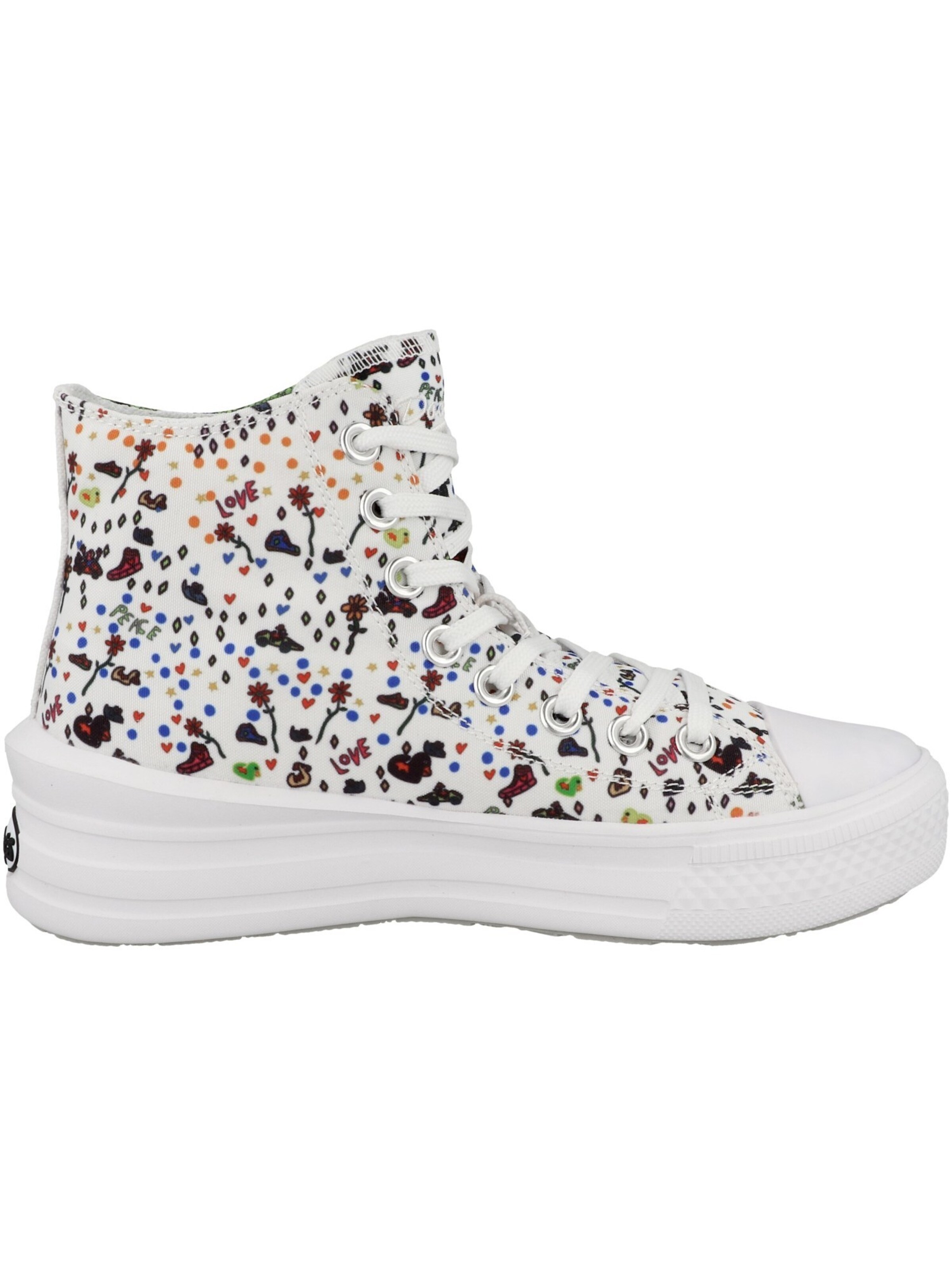 Frauen Sneaker Dockers by Gerli Sneaker mid ' 50VL202 X Art Limited Edition ' in Mischfarben - PI09456 Frauen Sneaker Dockers by Gerli Sneaker mid ' 50VL202 X Art Limited Edition ' in Mischfarben - PI09456