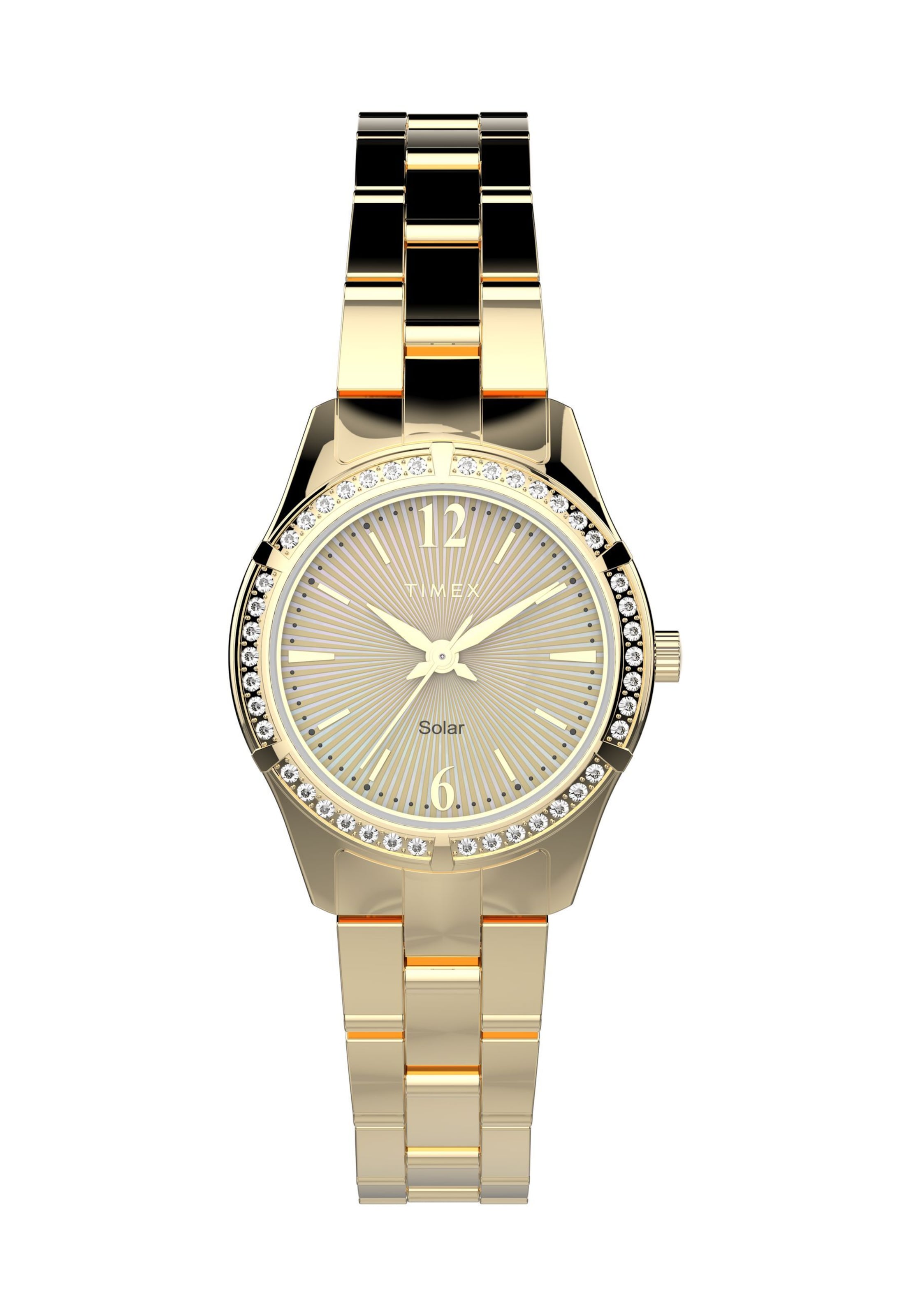 TIMEX Analog watch 'Solar' in Gold: front