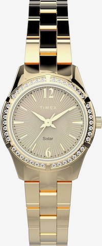 TIMEX Analoguhr 'Solar' in Gold: Vorderseite