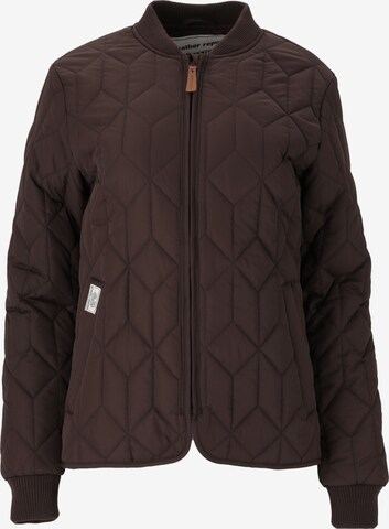 Weather Report Athletic Jacket 'Piper' in Brown: front