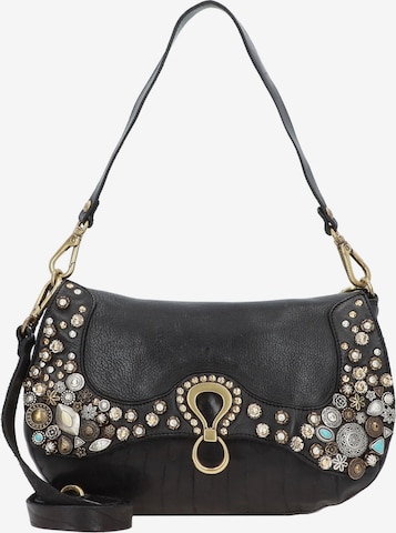 Campomaggi Shoulder Bag 'Bella Di Notte' in Black: front