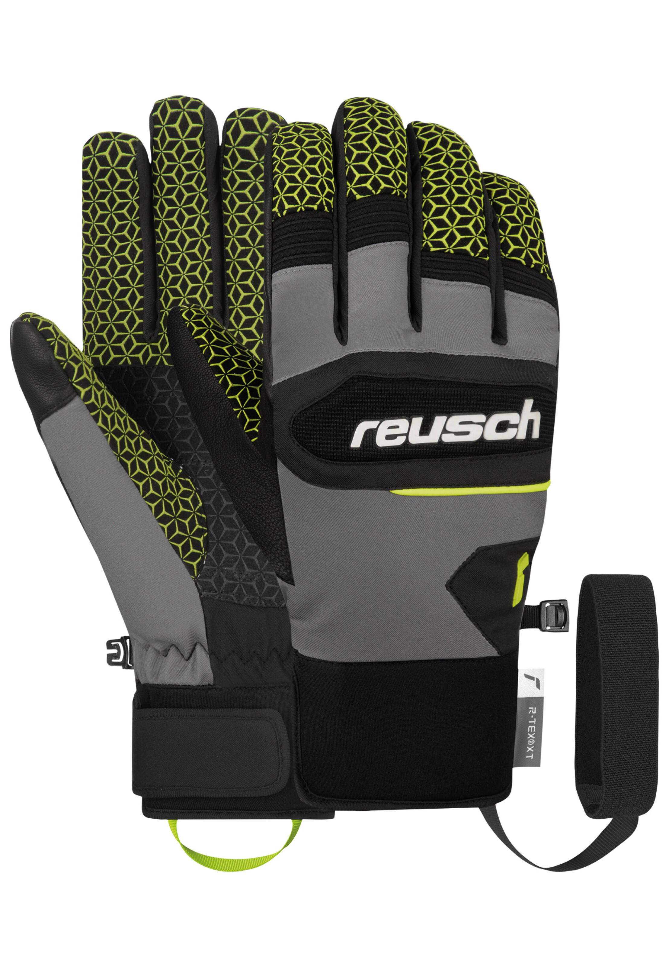 REUSCH Fingerhandschuhe 'Dragon R-TEX® XT' in Schwarz: Vorderseite