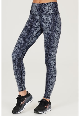 ENDURANCE Skinny Workout Pants 'Somna' in Blue: front