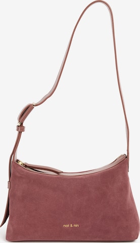 Nat&NinTorba preko ramena 'BOWIE' - roza boja: prednji dio