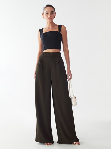 BWLDR Wide leg Pants 'Belinda' in Brown