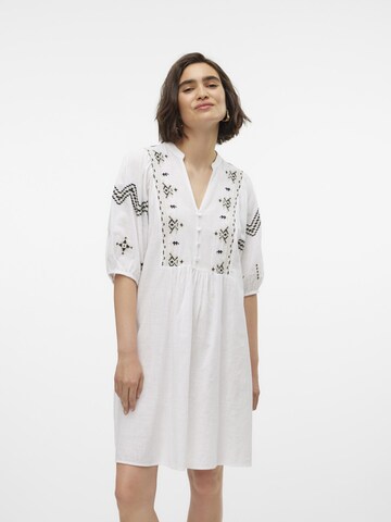 VERO MODA Jurk in Wit: voorkant