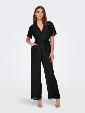 Tuta jumpsuit 'Nelly' di ONLY in nero: frontale