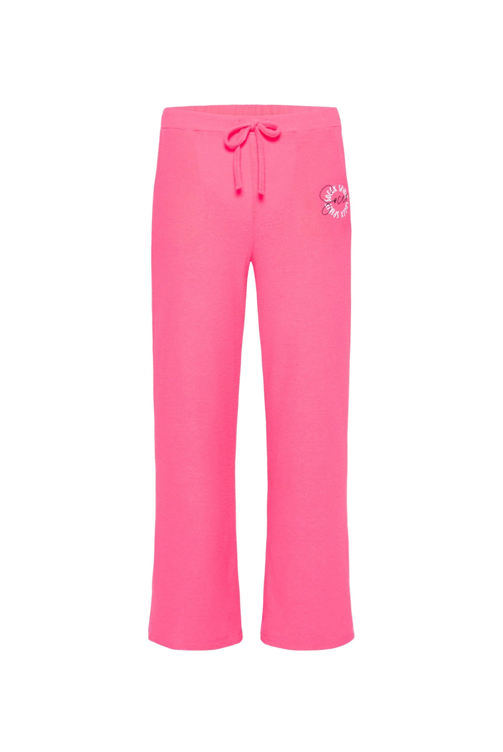 Soccx Loosefit Hose in Pink: Vorderseite