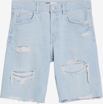 Regular Jean Bershka en bleu : devant