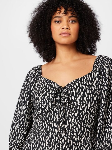 Dorothy Perkins Curve Jurk in Zwart