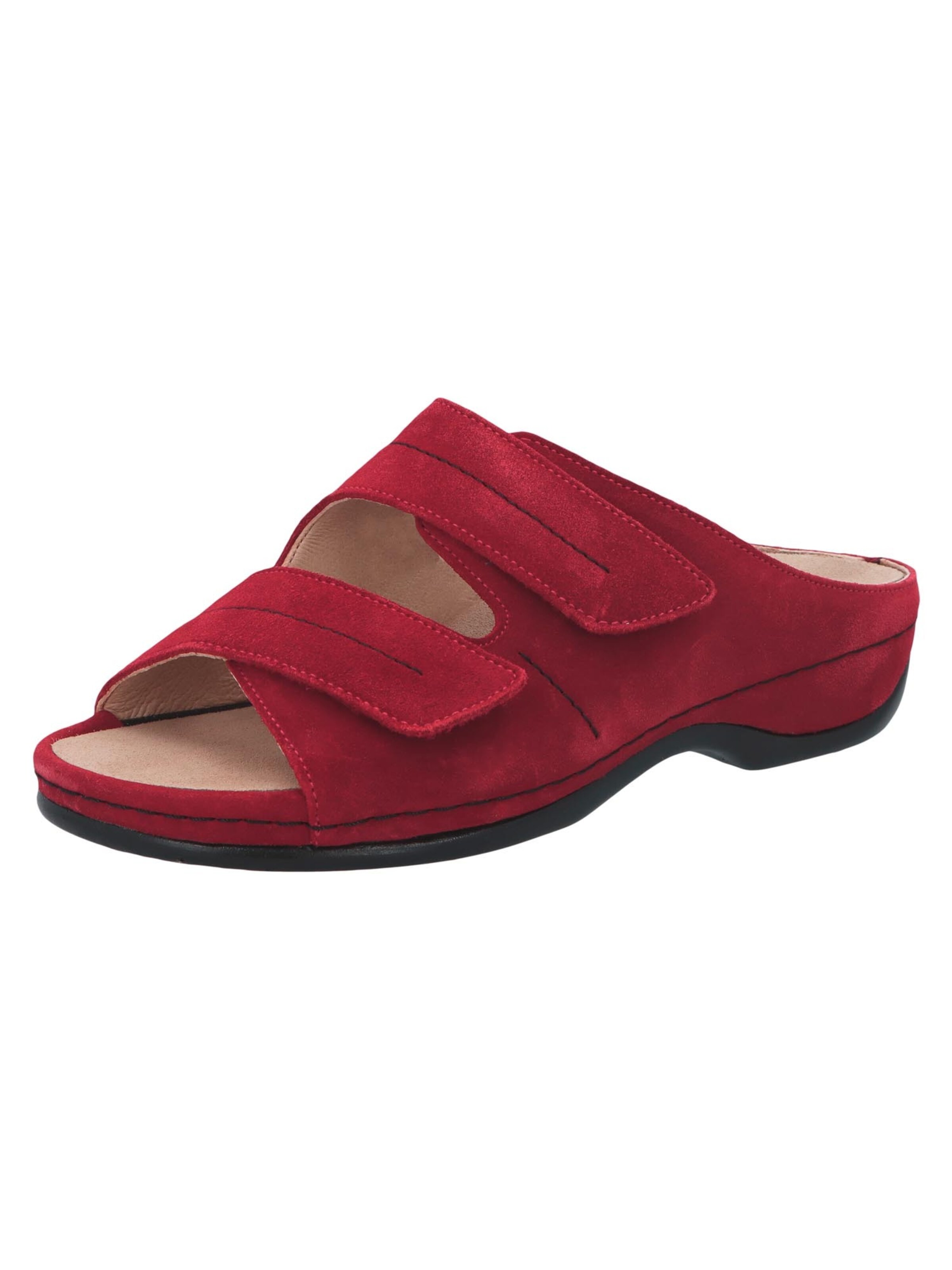 BERKEMANN Mules 'Fedora' in Red: front