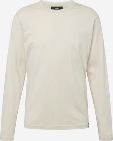 T-Shirt 'Thor' MADS NORGAARD COPENHAGEN en beige : devant