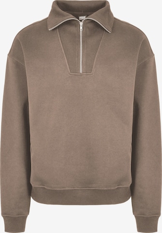 Urban Classics Sweatshirt in Groen: voorkant