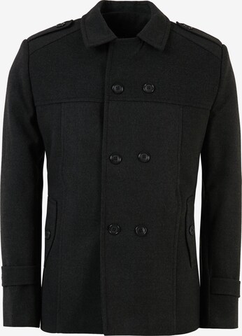 Buratti Winter Coat 'Buratti' in Black: front