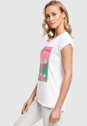 Mister Tee T-Shirt 'Milkshake' in Weiß