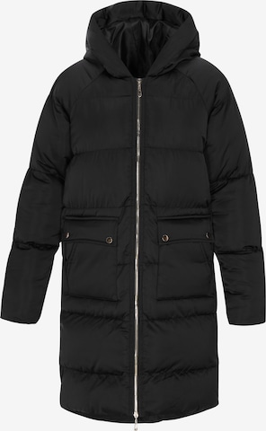 Manteau d’hiver faina en noir : devant