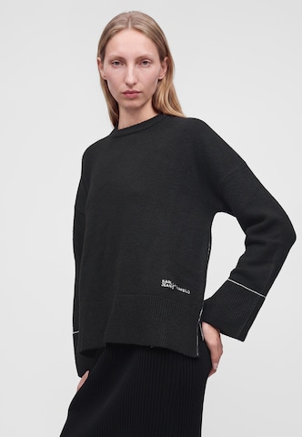 Pulover de la KARL LAGERFELD JEANS pe negru