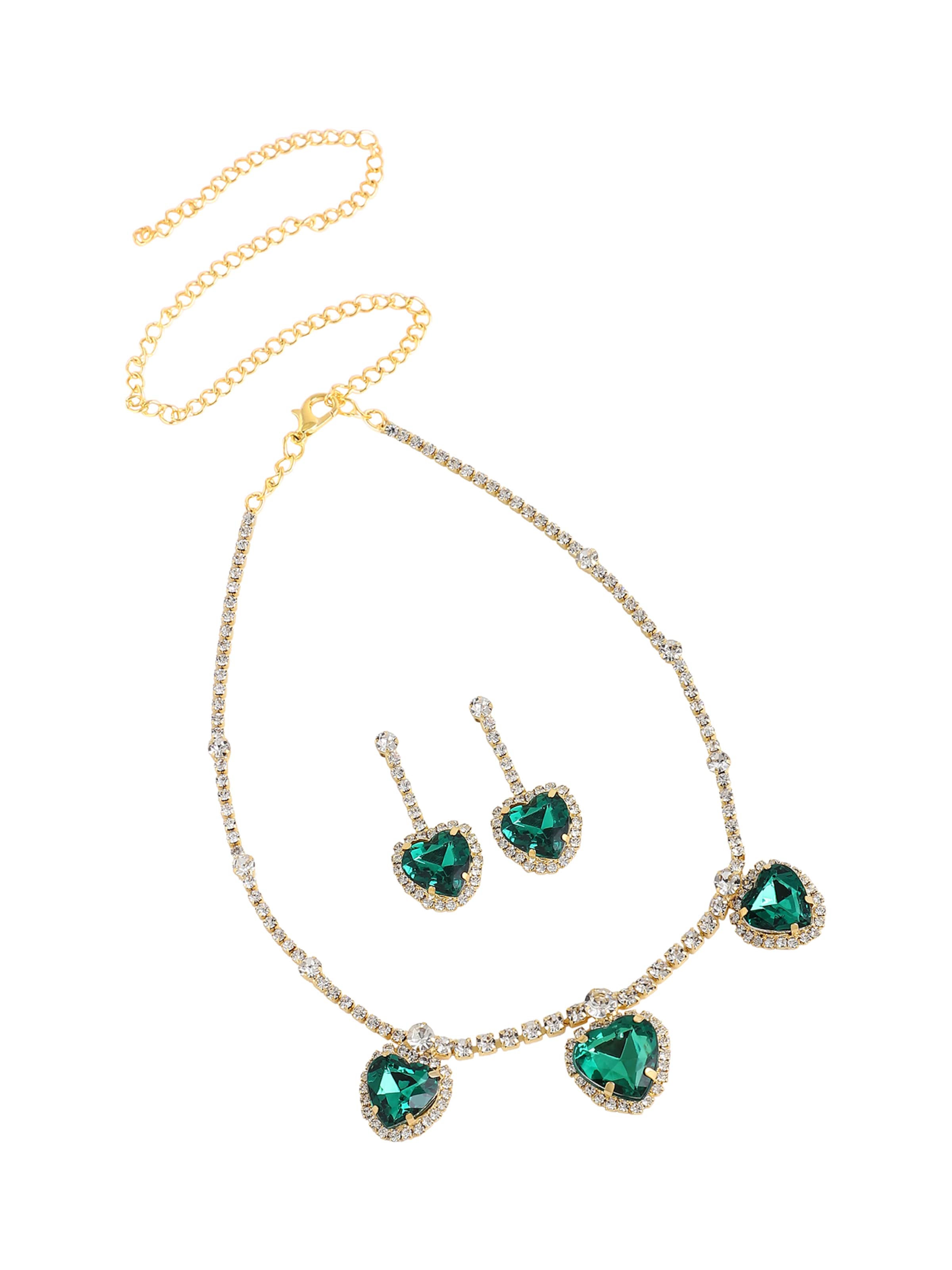 SOHI Ehtekomplekt 'Supreet', värv roheline: eest vaates