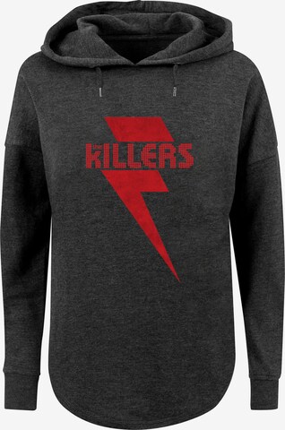 F4NT4STIC Sweatshirt 'The Killer' in Grijs: voorkant