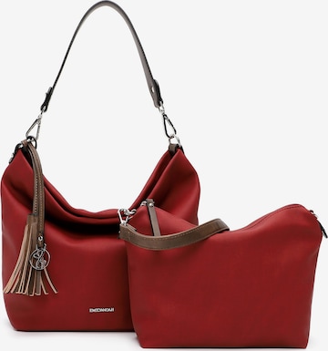 Emily & Noah Shoulder Bag 'Elke' in Red: front
