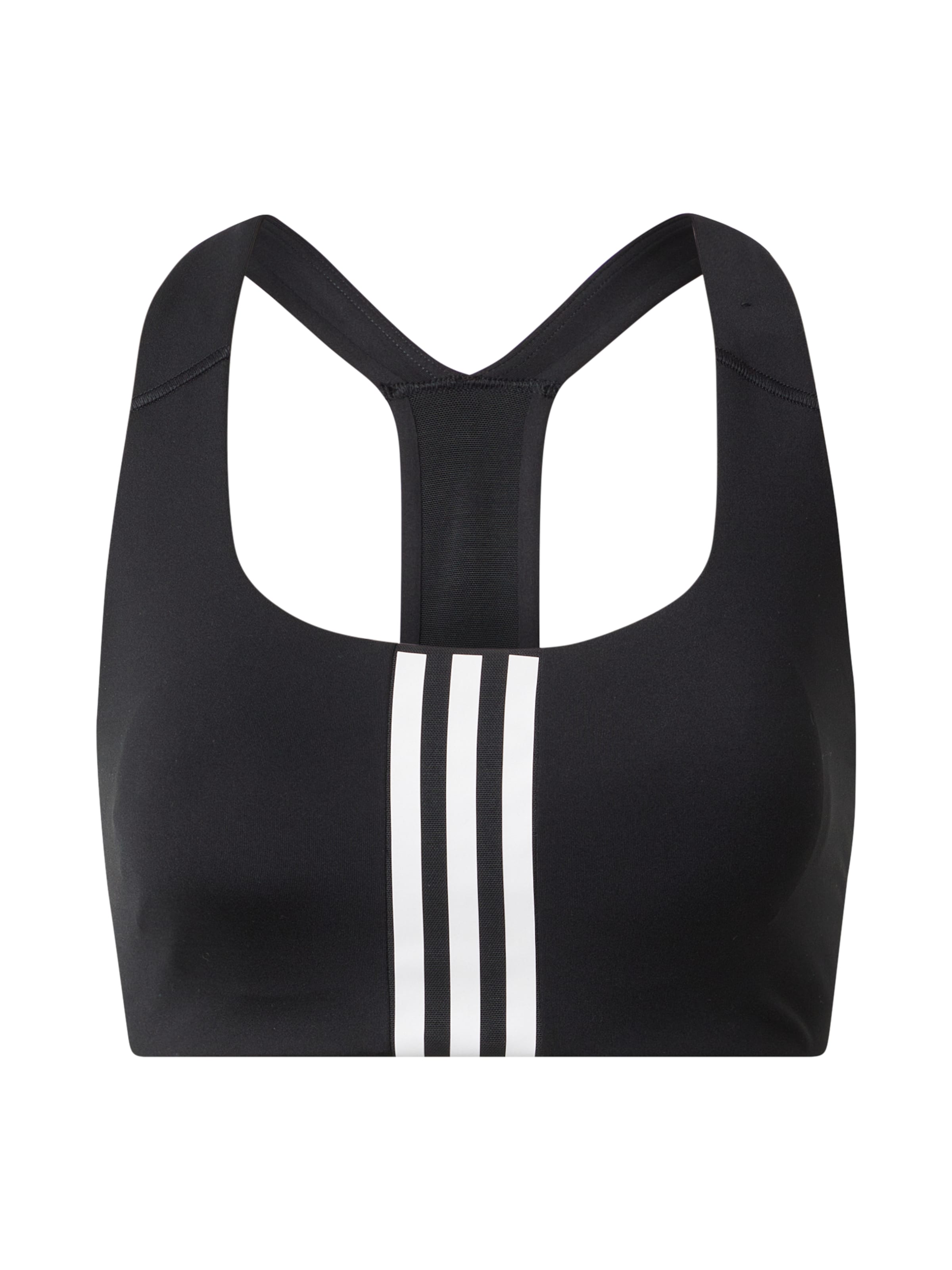 ADIDAS SPORTSWEAR Bustier Biustonosz sportowy 'Powerimpact' w kolorze czarny: przód