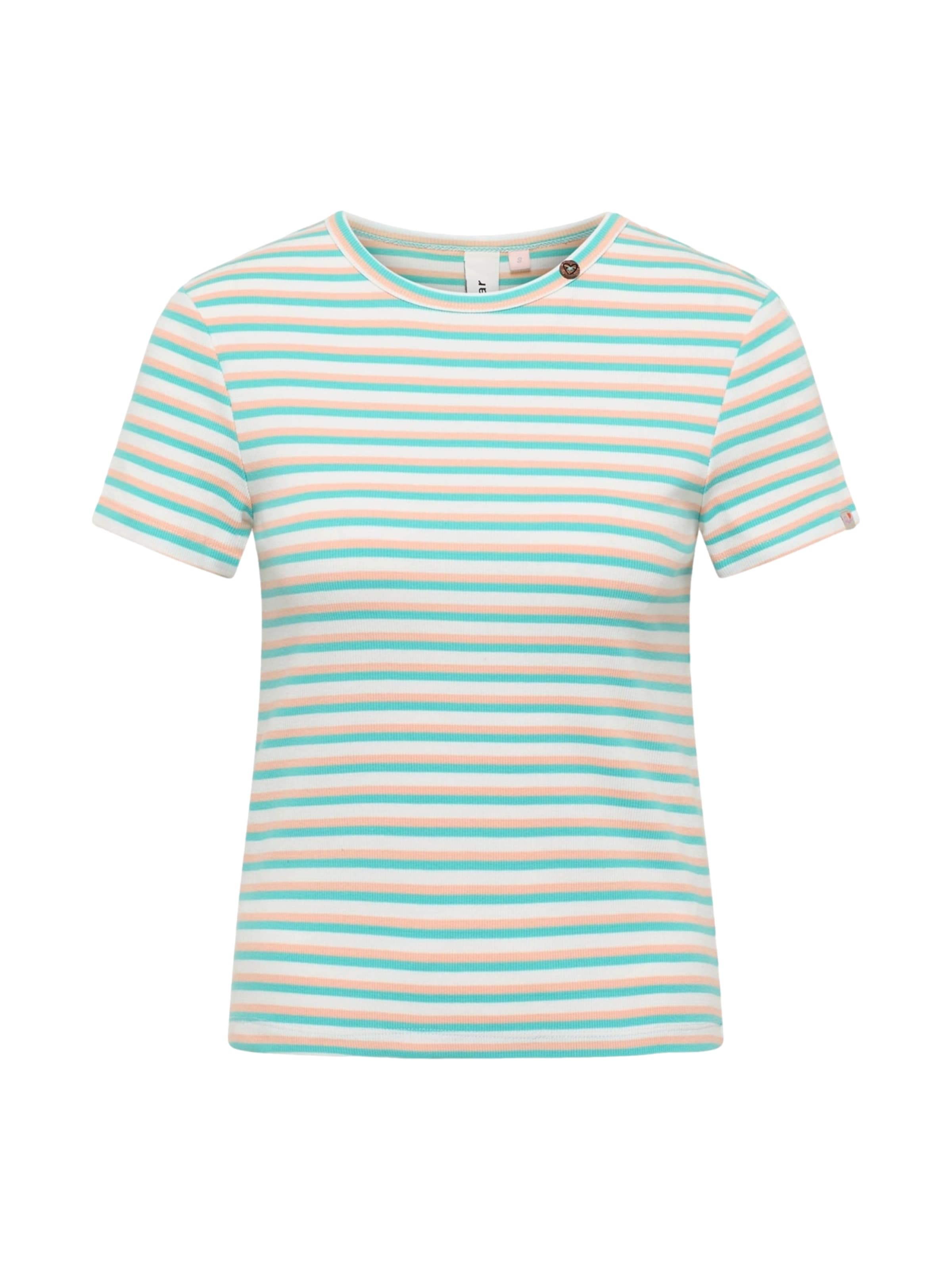 Tricou 'Janelle' de la Ragwear pe alb: față