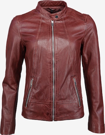 JCC Lederjacke in Rot: Vorderseite