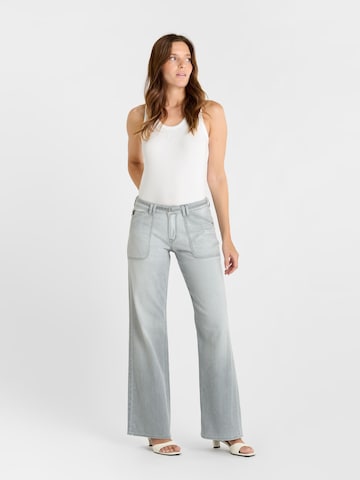 Wide Leg Jean Le Temps Des Cerises en gris