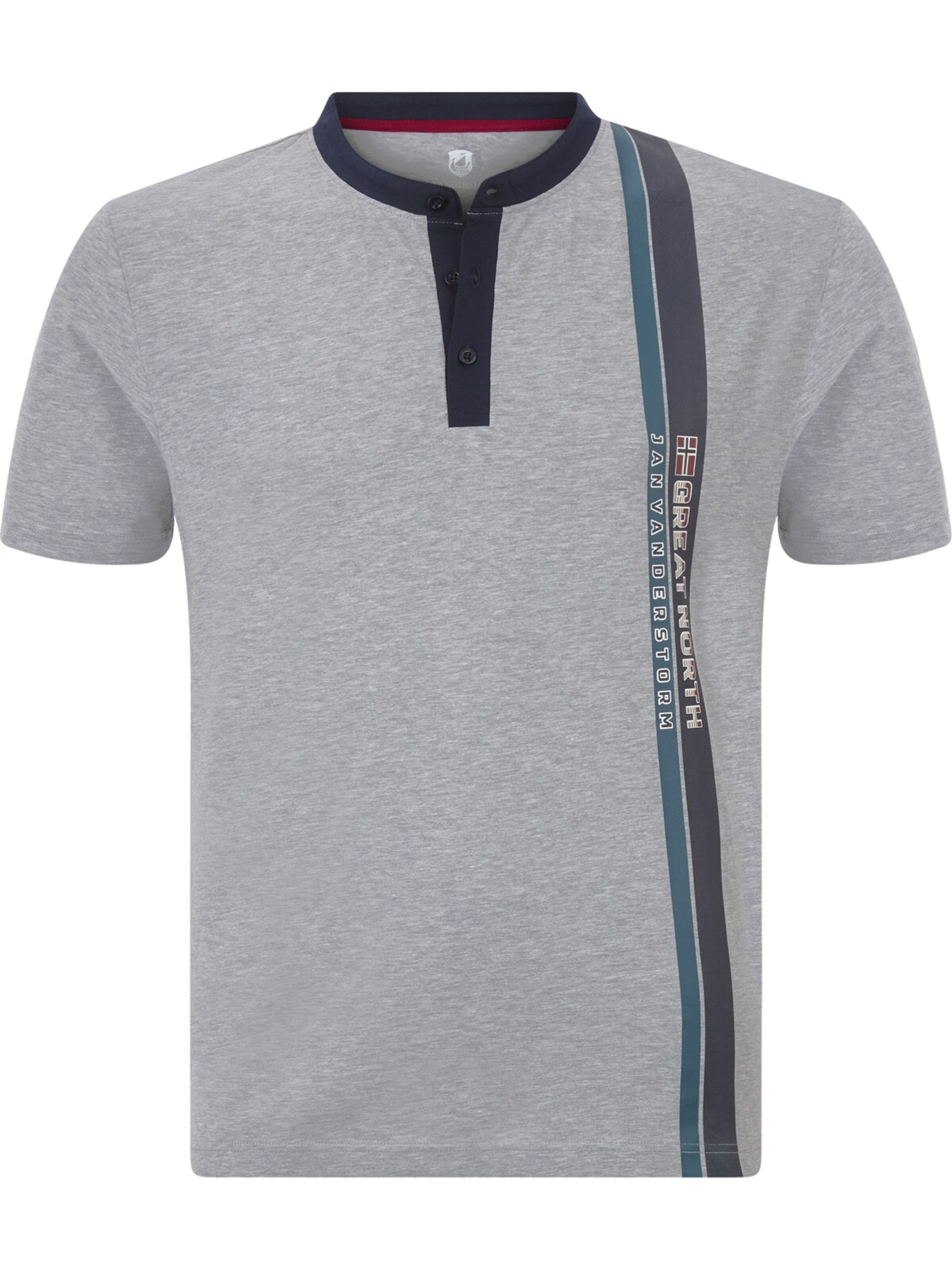 Jan Vanderstorm Schlafanzug 'Loftur' in Blau