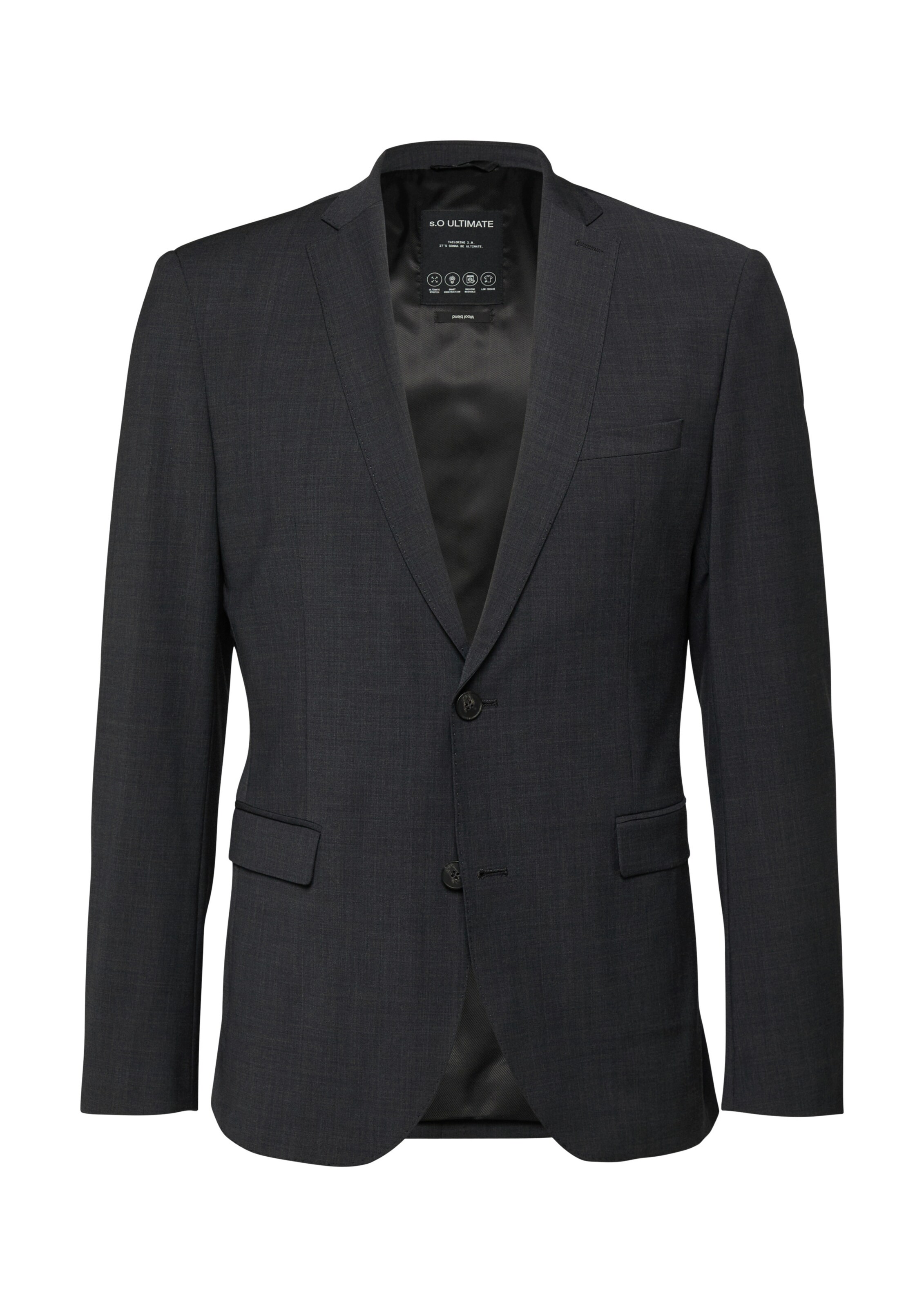s.Oliver Indoor-Sakko ' S.OULTIMATE ' in dunkelgrau, Produktansicht