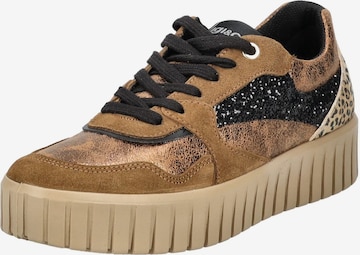 Sneaker bassa di IGI&CO in marrone: frontale