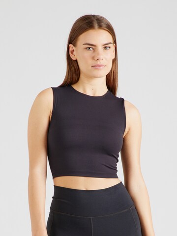 Hunkemöller Sport top - fekete: elől