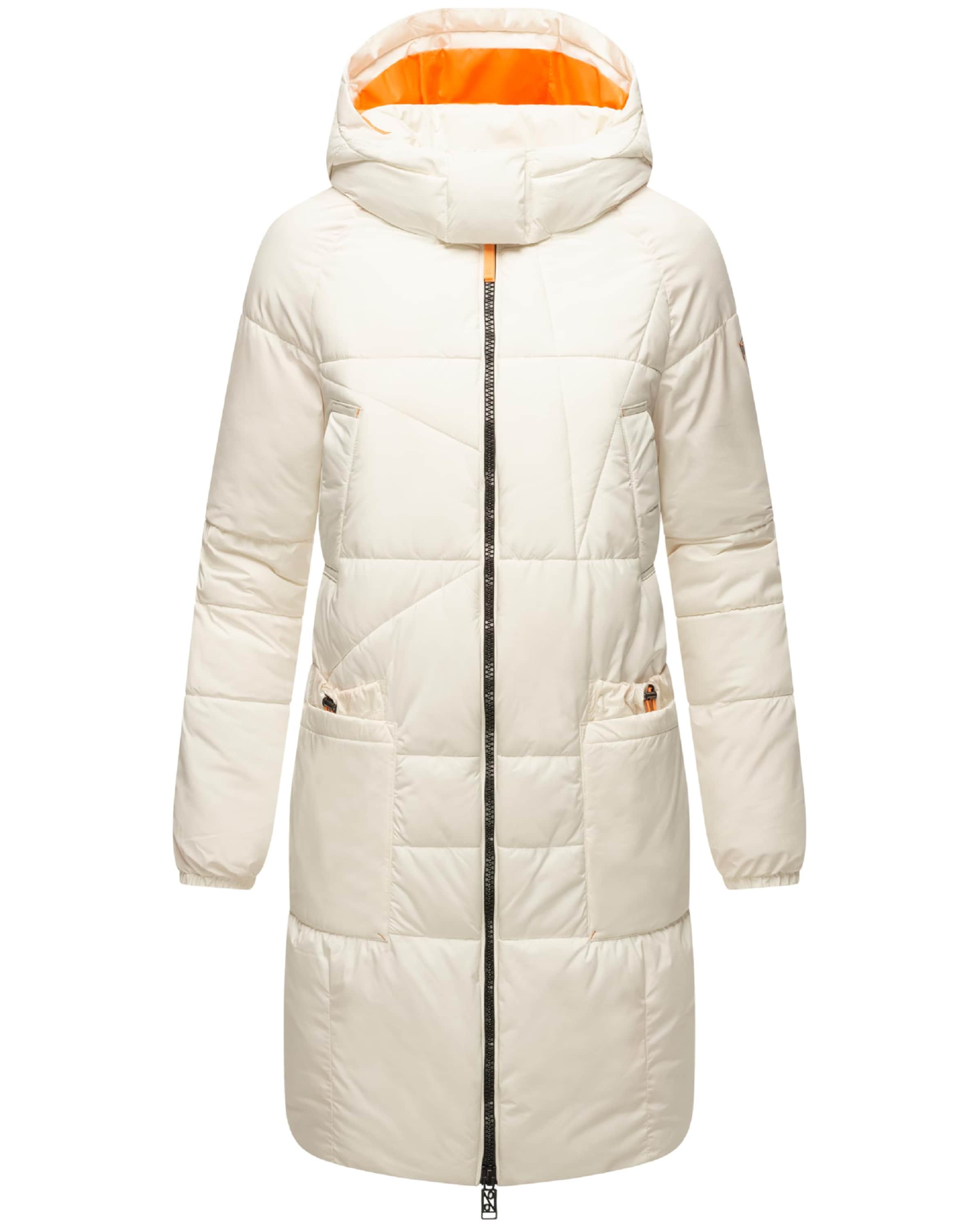 NAVAHOO Winter coat 'Bliblablubb 14' in White: front