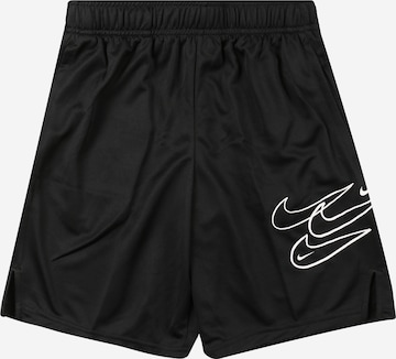 NIKE - Pantalón deportivo en negro: frente