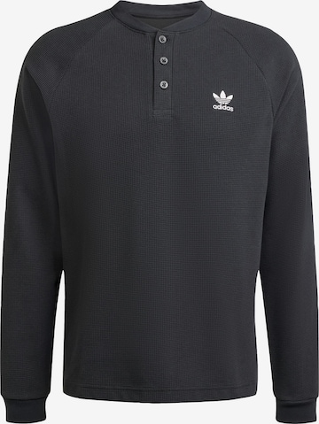 Maglietta 'Trefoil Essentials' di ADIDAS ORIGINALS in nero: frontale