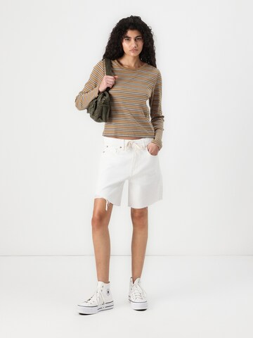 balta GAP Laisvas Džinsai