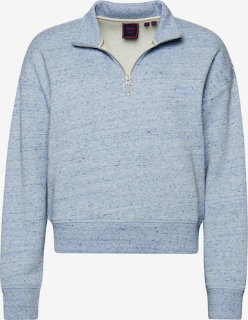 Superdry Sweatshirt in Blauw: voorkant