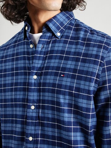 TOMMY HILFIGER Regular Fit Hemd in Blau
