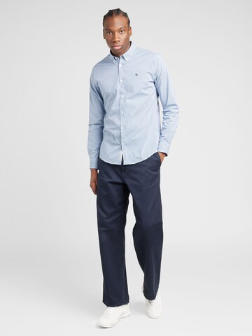 SCOTCH & SODA Slim Fit Hemd 'Essential' in Blau