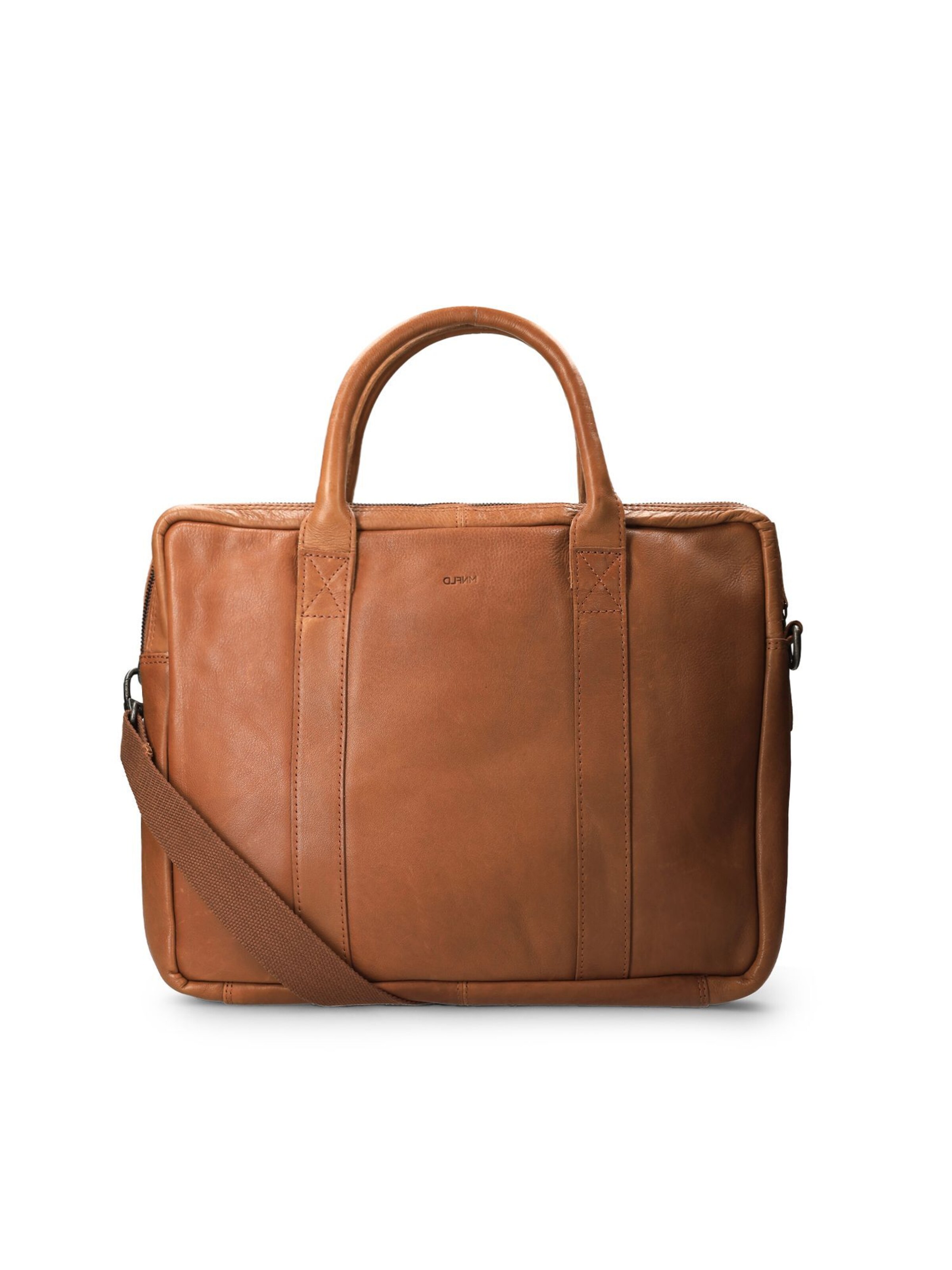MANFIELD Laptoptasche in Braun